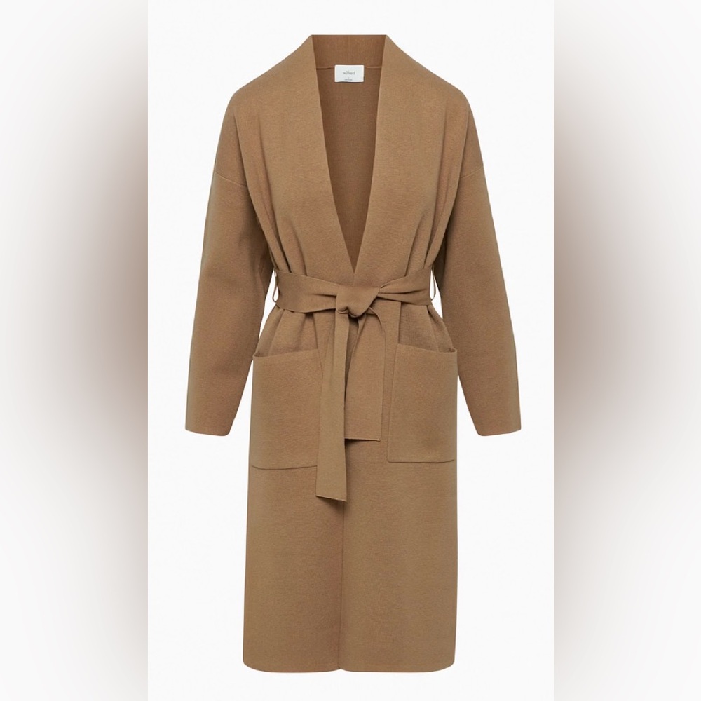 Aritzia Wilfred Merino Wool Belize Cardigan in Seville- Large